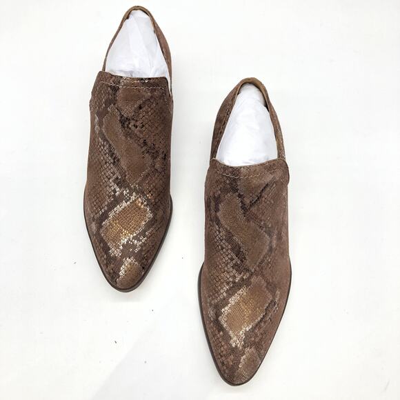 Naturalizer Women's Belinda Chestnut Snake Loafer Brown 8.5 M New - Picture 2 of 7